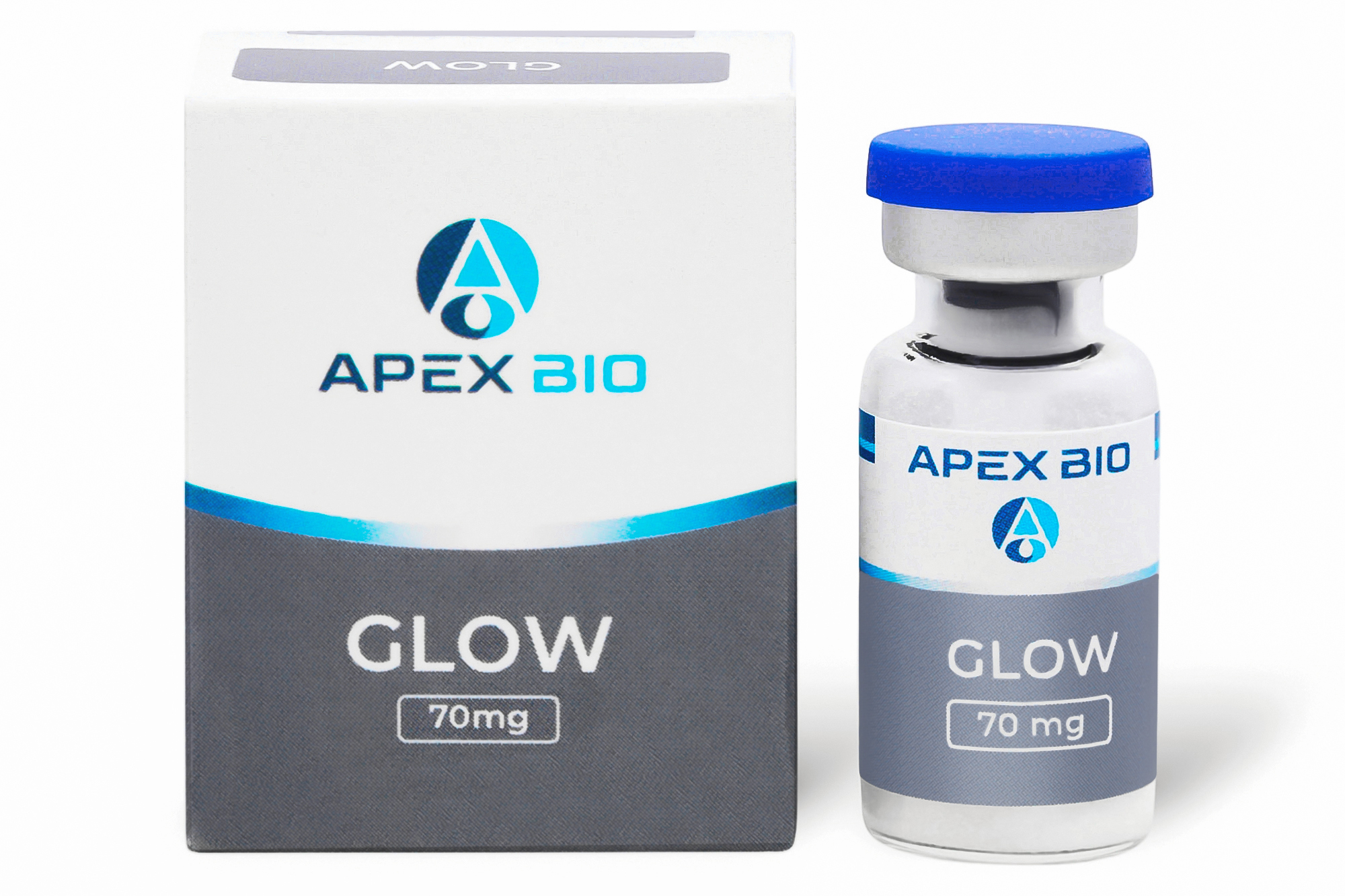 Glow (GHK-cu 50 mg, Tb-500 10mg, Bpc-157 10mg) Apex Bio 70 мг.